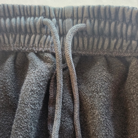 🏷️SKIMS Boyfriend Fleece Lounge Shorts Ash Black 4X - Picture 11 of 12